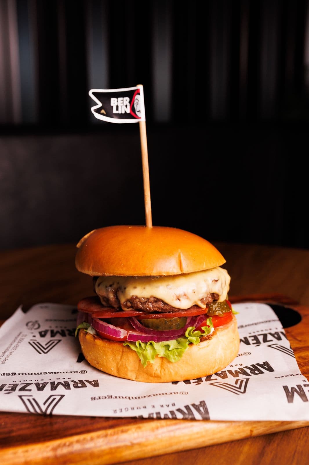 Hambúrguer artesanal Berlin, Armazém Bar e Burguer, Iporã do Oeste